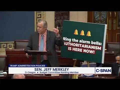 Sen. Jeff Merkley (D-OR) Concludes Marathon Floor Speech